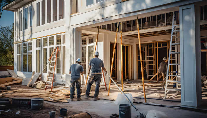 Residential Remodeling Contractor at work